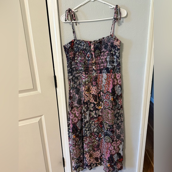 Loft Paisley Floral Tie Shoulder Maxi Summer Dress - Picture 1 of 4